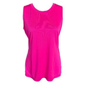 Champion women's tank top bubble gum pink pullover sleeveless stretchy size M